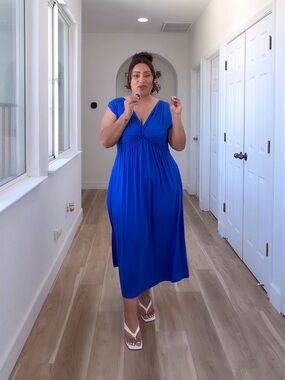 Blue dress